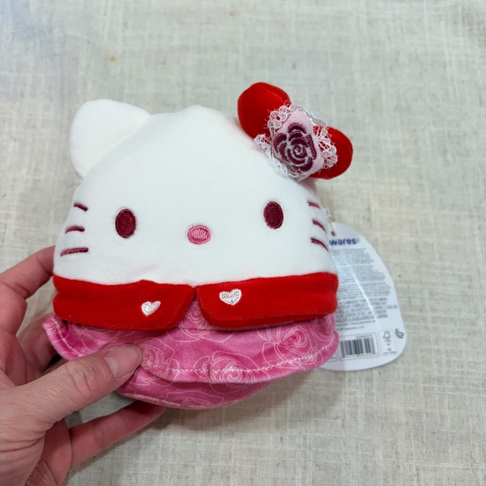 Squishmallows Hello Kitty Rose Dress Plush 5 inch Sanrio Valentine SQSN01571 NWT